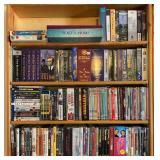 Group of DVDs, BluRay and VHS