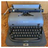 Remington Typewriter with Case