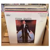 Group of Frank Sinatra Record Albums