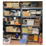 Contents of 3 Shelves: Reels, CDs, Decorative, Frames, Etc.