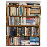 (4) Shelves of Books, Mostly Authors Last Name B,F,M,O, and P