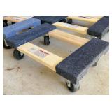 (6) 4 Wheel Moving Dollies, 18"x11.5"