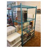 Origami Collapsible Shelf on Casters, 36"x20"x62"h