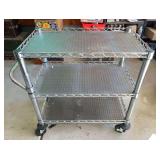 Metro Rack Style Rolling Cart, 18"x30"x32"h