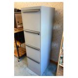 4 Drawer Filing Cabinet, 15"x18"x52"h