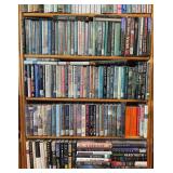 (4) Shelves of Books, Mostly Authors Last Name B,J, and M