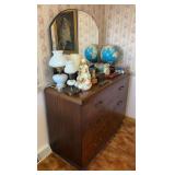 Steul 3 Drawer Dresser with Mirror, 48"x21"x36"h