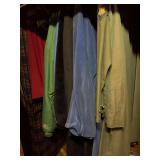 Contents of Closet, Coats, Military Jacket, Etc.