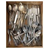 Group of Flatware, Stainless and Silver Plate