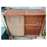 The Voice of Music Mid-Century Modern Stereo Cabinet, 32"x16"x32"h