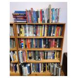 Bookshelf and Contents: Biographies, Hollywood, Broadcasting, Etc.