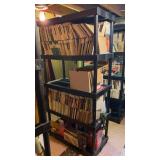 Shelf of Reel-to-Reel Audio Tapes