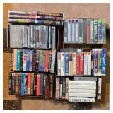 Group of Asst. VHS and DVDs