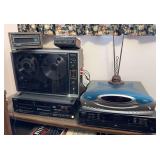 Group of Audio and Video Components, Speakers, Etc.