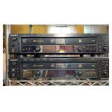 (2) Sony Compact Disc Recorders, RCD-W500C