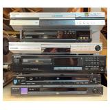 Group of DVD Players and Recorders