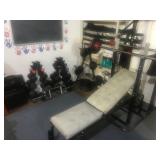 Weight Bench & Weights