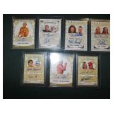 Signed Leaf Wrestling Cards