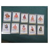 Signed Leaf Wrestling Cards
