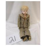 #21 18" German Tin Head Kid Body