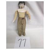 #77 14" China Head Man Cloth Body