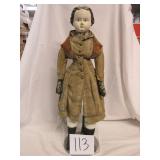 #113 27' Papier Mache Cloth Body