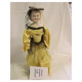 #141 20' Bisque Head Leather Hands