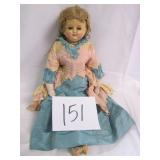 #151 22' Wax over Papier Mache