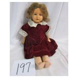 #197 19" Celluloid Cloth Body Germany