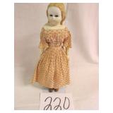 #220 14' Parian Head Cloth Body