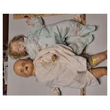 Pair Vintage Dolls