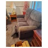 Pair Loveseat Recliners (Electric)