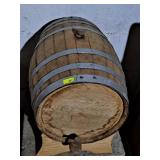 Small Whiskey Barrel w/ stand