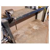 Metal Workbench & Vice