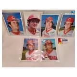 Johnny Bench, Driessen, Autographed Cards