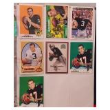 Binder Vintage NFL Trading Cards