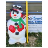 Vintage Snowman Blow Mold by Grand Venture