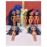 Lol Surprise Omg Dolls Lot of 7 Nude