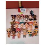Lol Surprise Omg Dolls Glitter Lot of 18