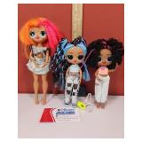 Lol Surprise Omg Dolls Lot of 3