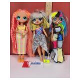 Lol Surprise Omg Dolls Lot of 3