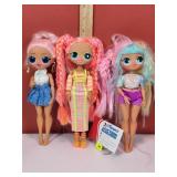 Lol Surprise Omg Dolls Lot of 3
