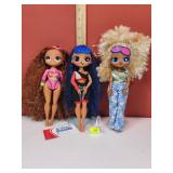 Lol Surprise Omg Dolls Lot of 3