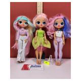 Lol Surprise Omg Dolls Lot of 3