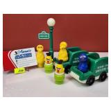 Vintage FIsher Price Sesame Street Sanitation Dept