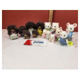 Calico Critter Families Hedgehogs, Cat, Mouse