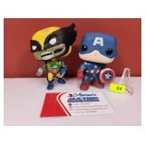 Funko Pop Wolverine & Captain America