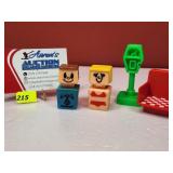Vintage Playskool Blockhead Little People