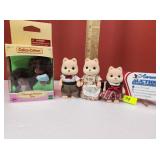 Calico Critter Families Cream Cat Family