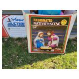 Nativity Scene Blow Mold by Empire